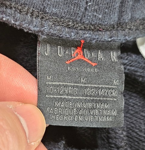 Air Jordan Youth Fleece Sweat AJ5 Grade School Shorts Size M 10-12 Yrs 6" Inseam - Picture 2 of 11