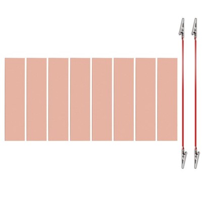 Für Pure Copper 25x100mm Anode Blech, 8er Pack 99,995% reine Kupfer Elektroden