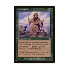 WOTC MtG The List Druid's Call (U) NM