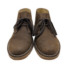 LL Bean Women's Size 10 Med Brown Suede Lace Up Ankle Fashion Boots Bootie EUC