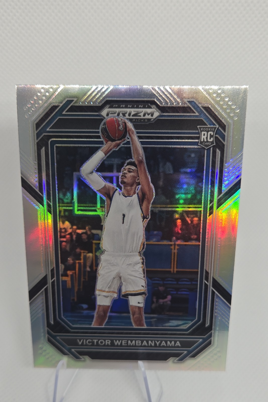 2023 Panini Prizm Draft Picks - Victor Wembanyama #2 Silver Prizm (RC)