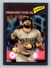 2026 Topps Heritage #322 Fernando Tatis Jr. Dark Gray Border