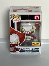 Funko Pop! Movies Vinyl Pennywise with Skateboard IT #778 Hot Topic Exclusive