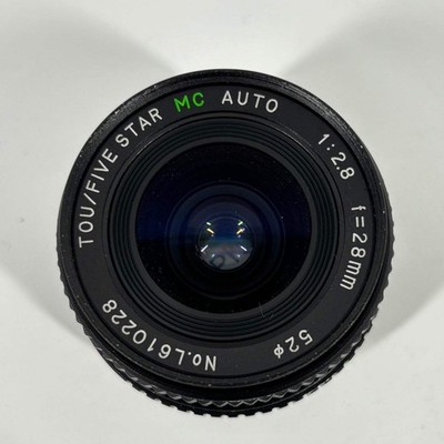 Tou/Five Star 28mm f/2.8 For Pentax K Mount Manual Lens