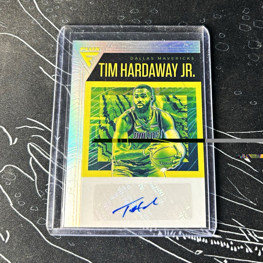 2020-21 Panini Flux - Flux Signatures Silver Prizm Tim Hardaway Jr Auto #FLS-THJ
