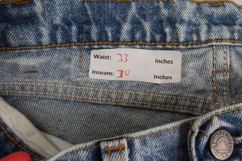 Levis 33x30 Orange Tab 506 Stone Wash 40506 0209 Made In USA vintage 80s - Picture 8 of 8