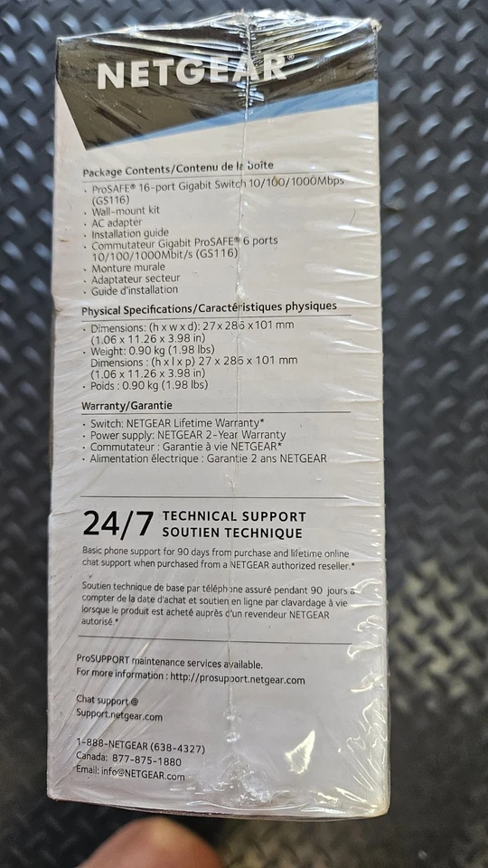 NETGEAR  ProSafe (GS116) 16-Ports External Switch - Image 4 of 4