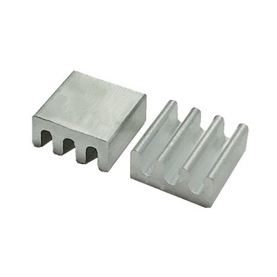 100 PCS Miniature aluminum heat sink, electronic chip heat sink 7*7 &ex
