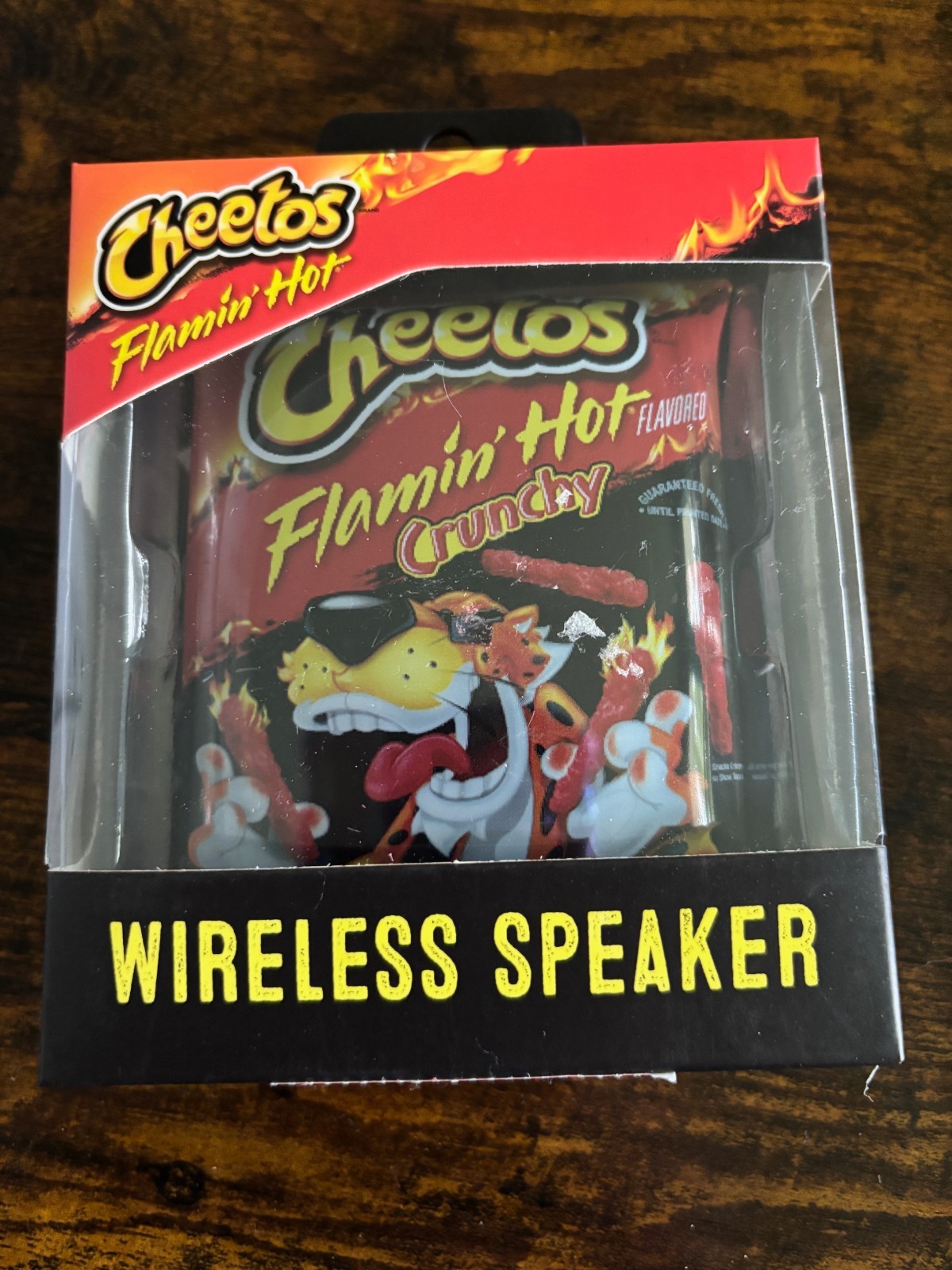Cheetos Flamin Hot Wireless Speaker Portable Brand New  Crunchy Sealed