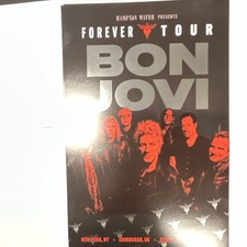 2026 VIP Bon Jovi Forever Tour Poster   Hampton Water Presents,