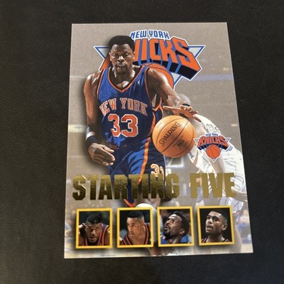 1996-97 NBA Hoops - Starting Five Patrick Ewing, Larry Johnson