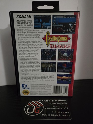 Sega Genesis Castlevania Bloodlines - Foto 2 di 3