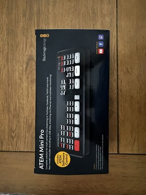Blackmagic Design ATEM Mini Pro HDMI Live Stream Switcher - Black