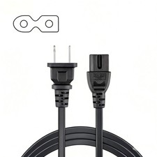 AC Power Cord Cable for Vizio TV D32X-D1 D40-D1 D43-D1 D55U-D1 D58U-D3 D65U-D2