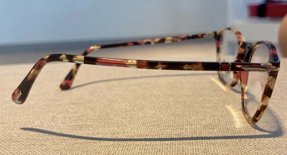 NUEVO Gafas Persol PO 3007 V M 1059 Havana Rosa Marrón 52-19-145 mm con DEFECTO Foto 2 de 4