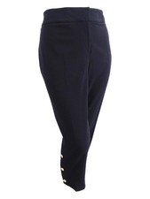 Nine West Women's Plus Size Button-Hem Ankle Pants
