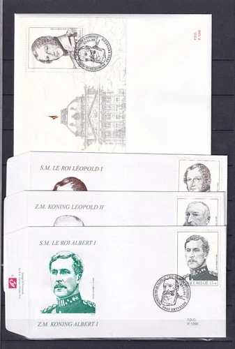 [LG78007] Belgium N°2793/2795+BL78FDC Royalty First Day Cover COB € 23,00 SUPERB