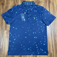 William Murray Golf Polo Blue Shirt Short Sleeve Men’s Size M