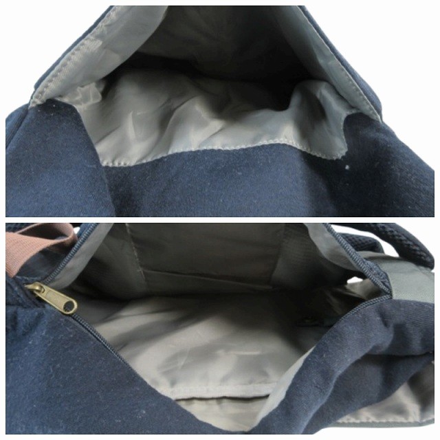 anello Backpack daypack one point plain navy QQQ … - image 7