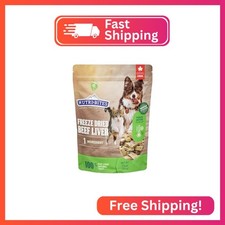 Nutri Bites Freeze Dried Beef Liver Dog & Cat Treats, Single Ingredient