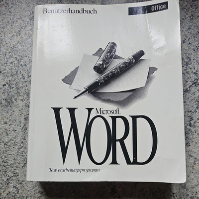 Microsoft Word Textverarbeitung Version 6.0 - Benutzerhandbuch