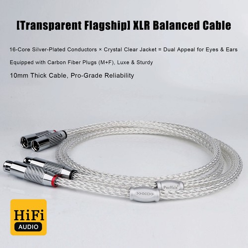 Cavo Audio Cavo Alimentazione AC HiFi - Cavo In OCC Placcato Argento, 8AG 16 Fili, Per Audio Di Alta Qualità Cavi Audio Per Casse - Foto 9