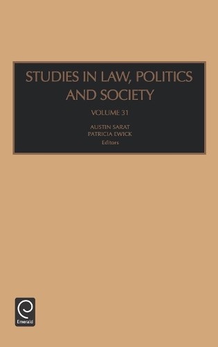 Austin Sarat Studies in Law, Politics and Society (Hardback)