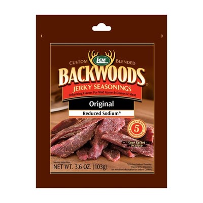 LEM Products Backwoods Reduced Sodium Original Jerky 80 Ounce (Pack of 1), 0