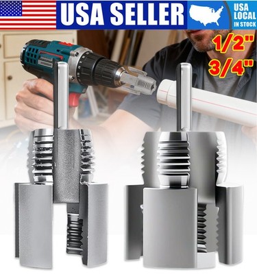 2Pcs Integrated Internal & External Pipe Threading-Tool PVC Pipe Threader Kit
