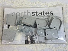 Northstates Parts Kit Grey Pet Gate Full Set Wall Mounting Hardware...