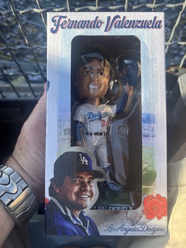2025 Los Angeles Dodgers Fernando Valenzuela Bobblehead New SGA 7/19/25 in Hand