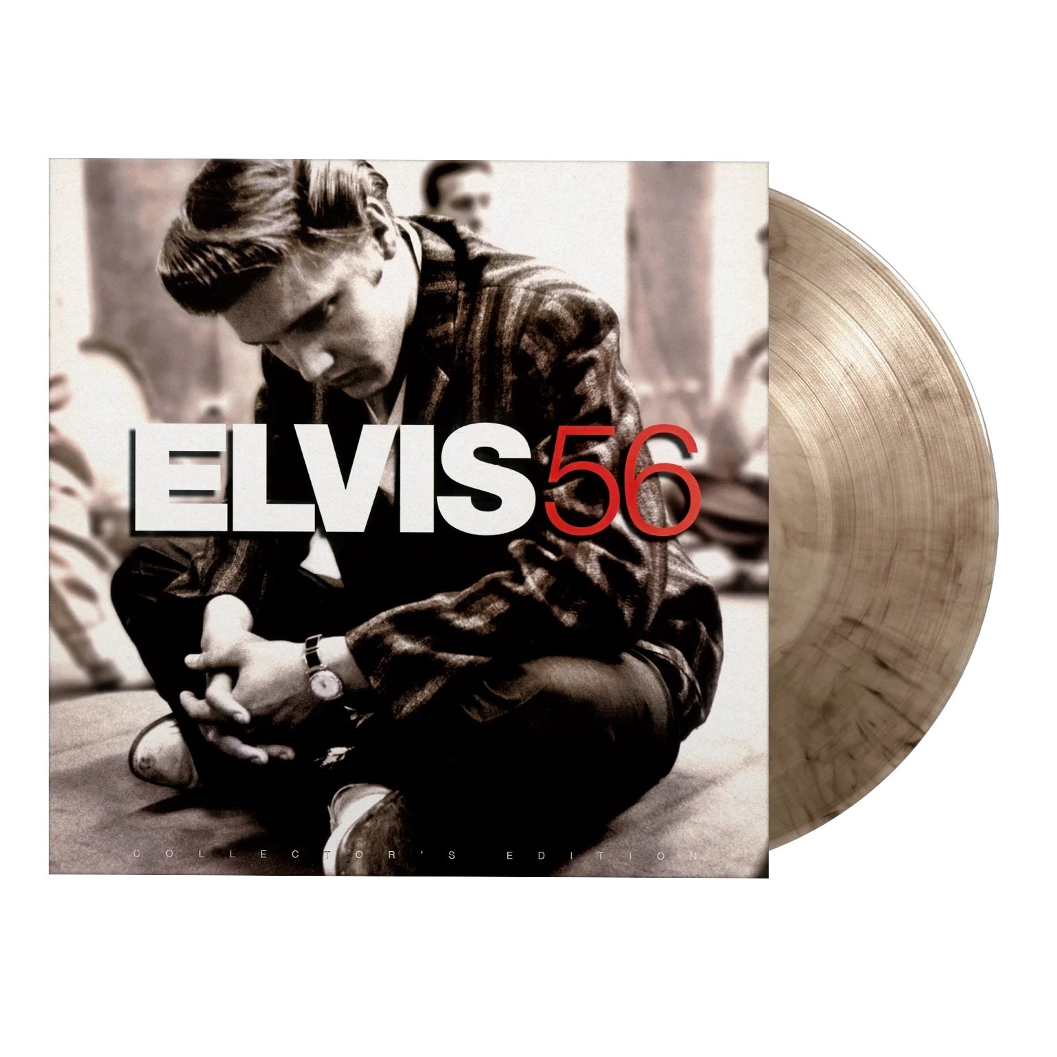 ELVIS PRESLEY - Elvis 56 2026 Dutch 180g Clear & Black Marbled Vinyl LP New