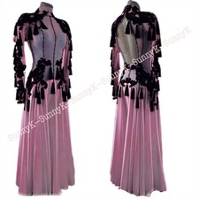 Handmade Dance Dress/Standard Ballroom Competition smooth Waltz Tango Costume