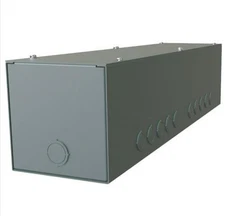 HAMMOND Type 1 Electrical Gutter Trough w/KO, 4X4X18, Steel/Gray.