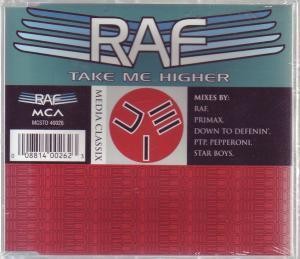 Raf (90's Group) Take Me Higher CD UK MCA 1996 primax to the point mix b/w raf - Picture 1 of 1