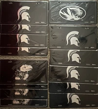 New Wholesale Lot Of 14 - Metal Auto Plate by IPG Kansas Missouri Michigan State