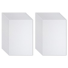 20 Sheets 2mm Glitter Foam Sheet A4 White EVA Paper with Back Adhesive