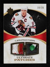 2010-11 Ultimate Collection Jerseys 16/35 Jonathan Toews #UJ-JT Patch 0c3