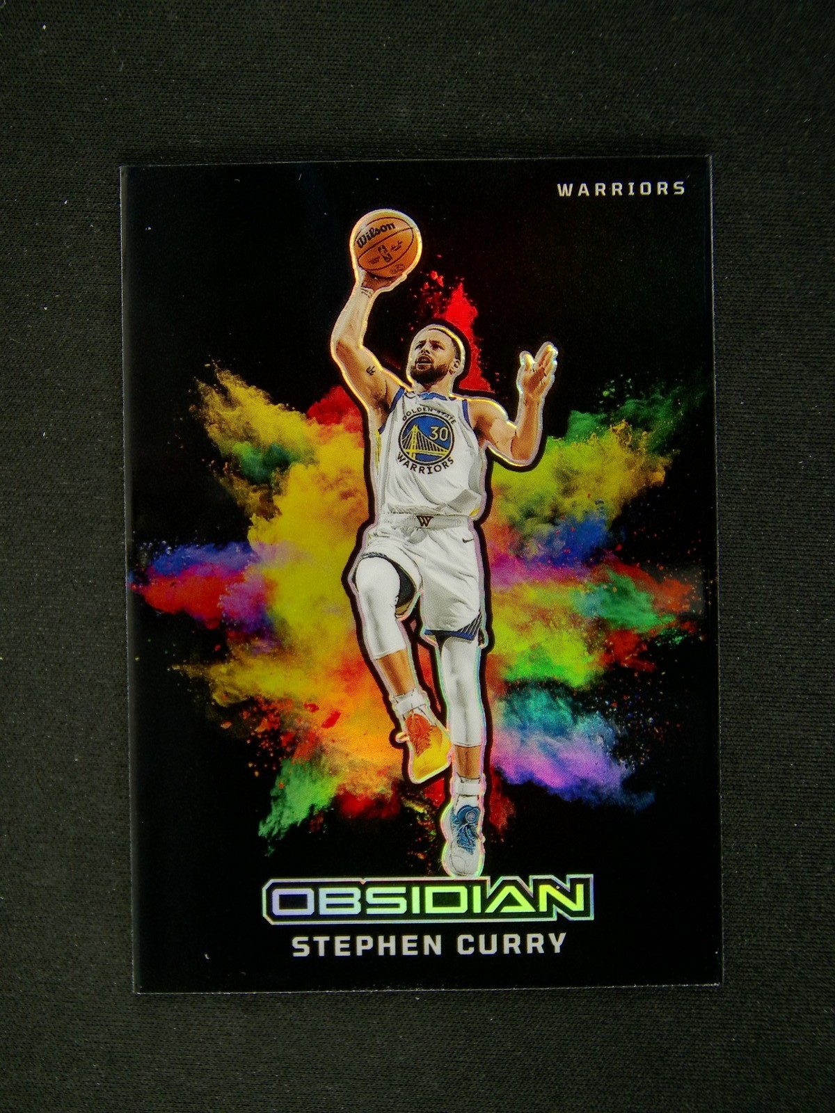 2024-25 Panini Obsidian Stephen Curry #6 Color Blast Case Hit SSP