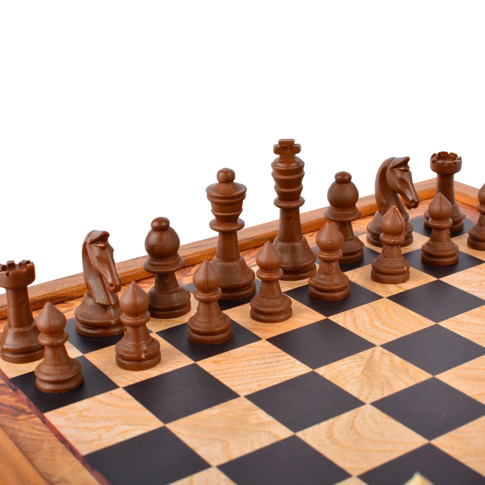 Manopoulos Traditional 2-in-1 Combo Game Set: Chess Backgammon , Made in Greece - Image 4 of 4