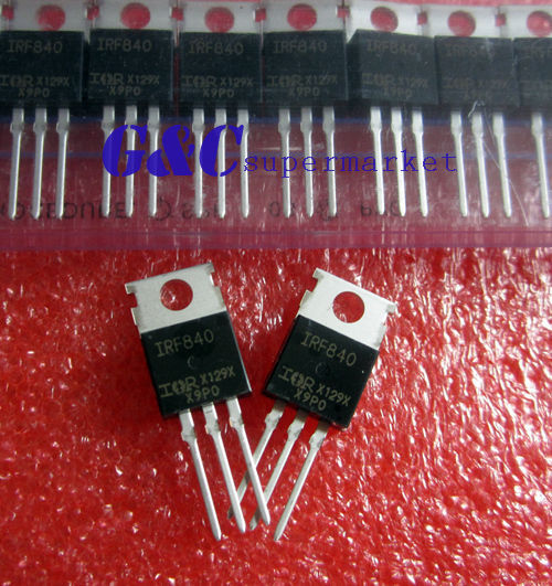 2 con] (KT1) Mosfet IRF840 TO-220 8A 500V Kênh N (F840 840) | Việt Nam