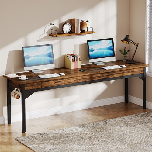 Tribesigns 200 CM Long Computer Desk, Two Person Desk Executive Office Desk - Bild 9 von 9