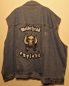 4xl motorhead wrangler rugged 5xl biker lemmy vest denim awesome custom