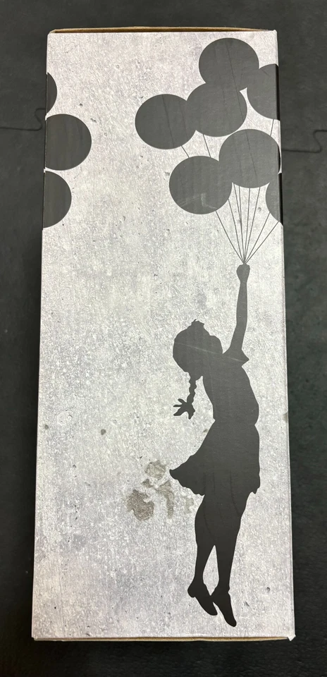 【Autentico】Medicom Bearbrick BanksyFlying Balloons Girl 400% 100% be@rbrick F/S - Immagine 4 di 4