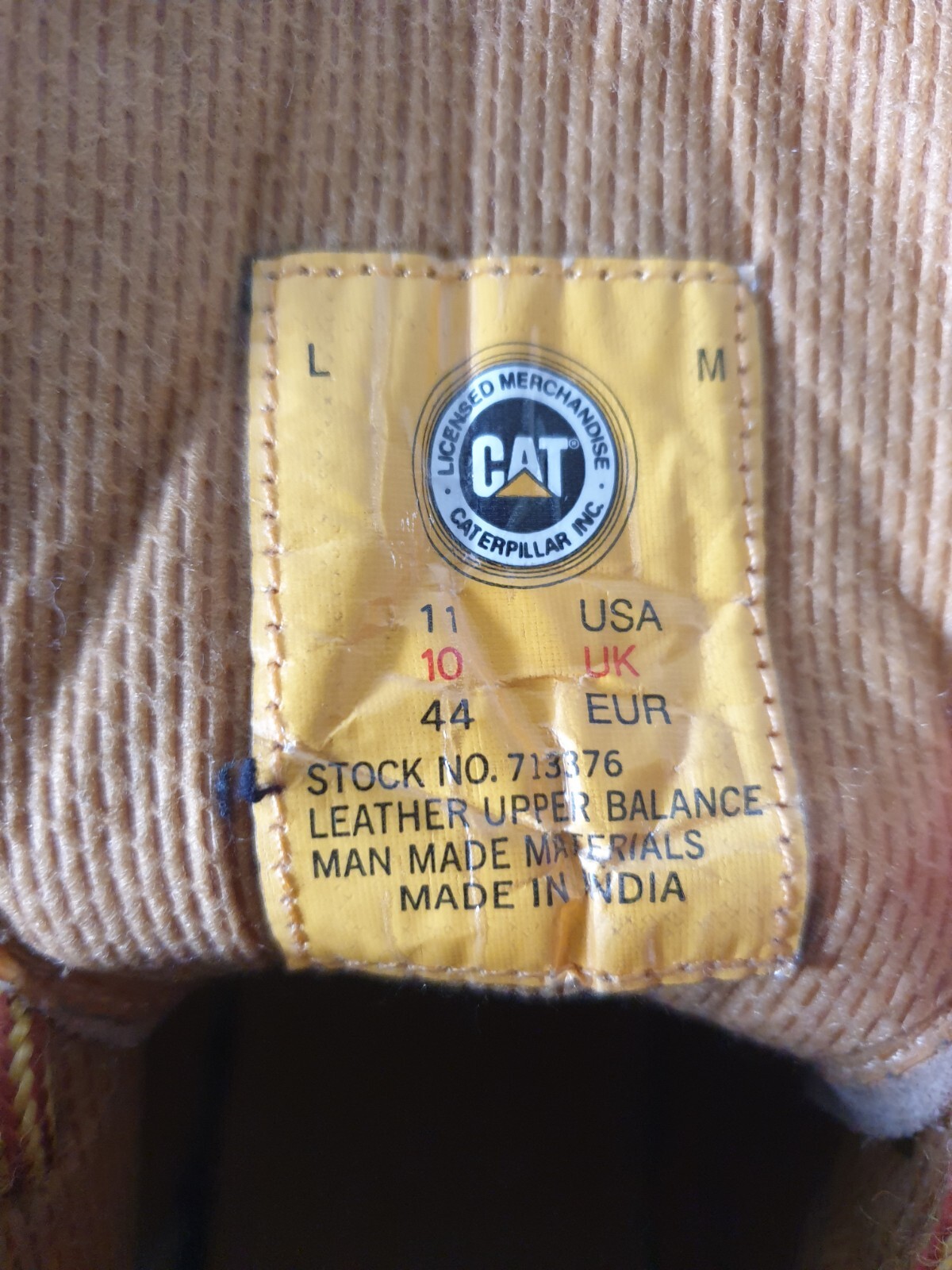 Mens Caterpillar boots size 10 eBay