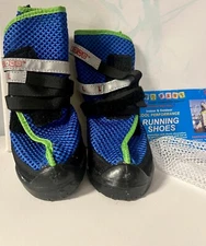 Neo Paws large Blue Reflective cool Performance Protective Dog Shoes New Pair