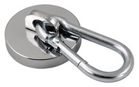 Magnet Mit Karabiner Haken Starker Neodym Rundmagnet Karabinerhaken Magnethaken