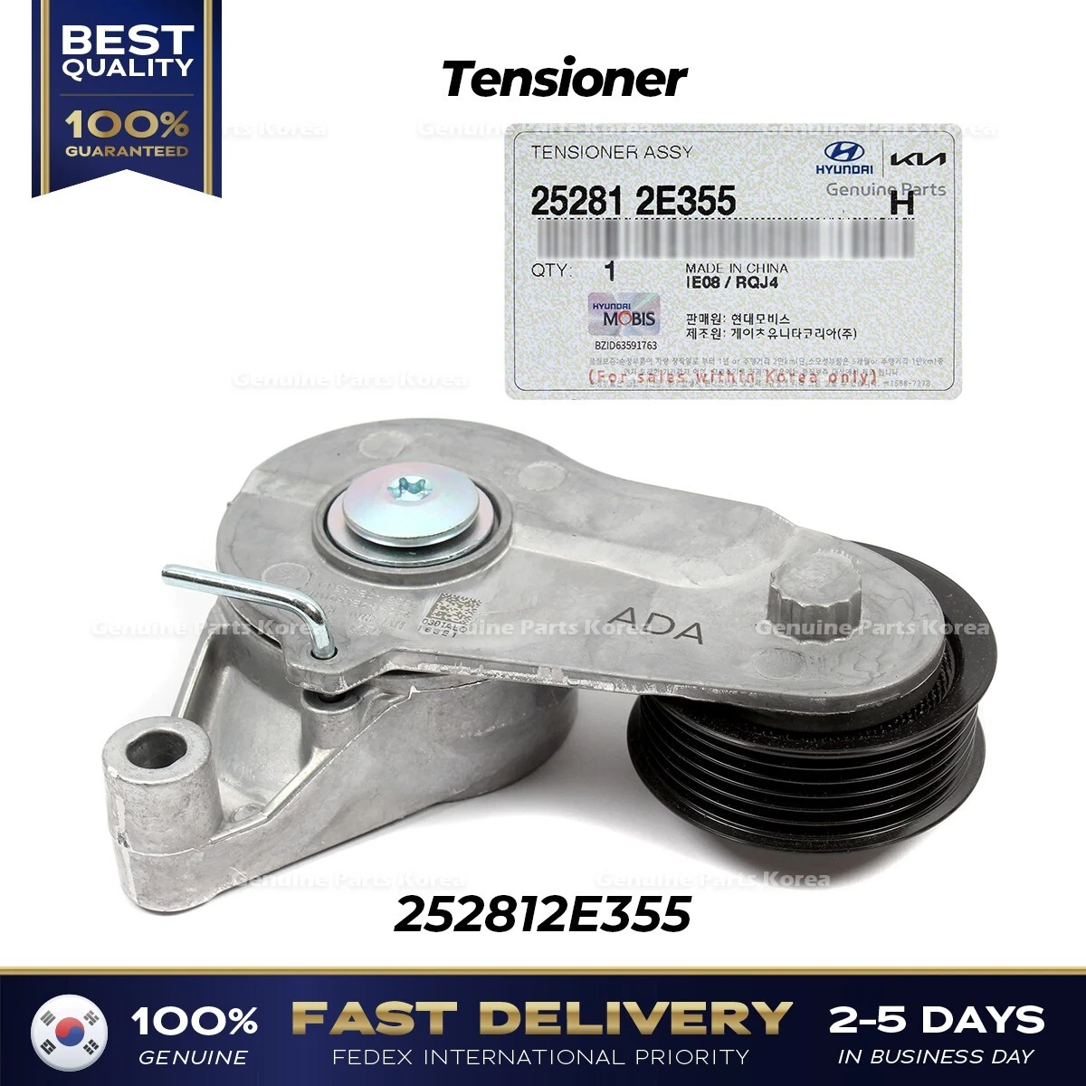 ⭐Genuine⭐ Tensioner 252812E355 for Hyundai Elantra Kia Forte
