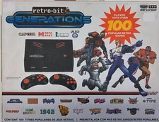 Retro-Bit Generations - Plug and Play Game Console Red/Black Over 90+ Retro Game