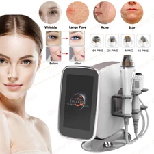 2in1 Fractional RF Machine 10/25/64/nano Cartridge Head Wrinkle Acne Removal